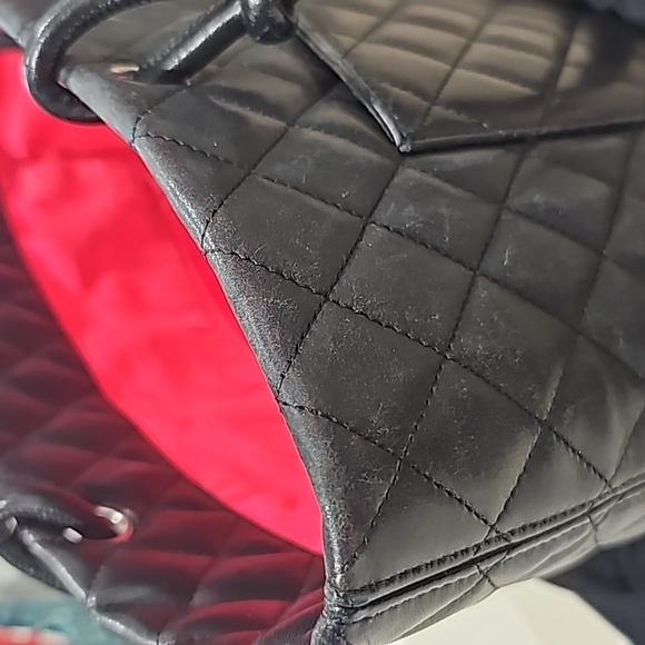 Authentic CHANEL Tote Bag Calfskin Cambon - Picture 12 of 16